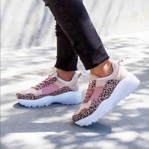 Kittenish Qupid Leopard Sneakers